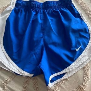 blue nike shorts